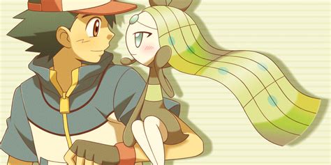 ash x meloetta.